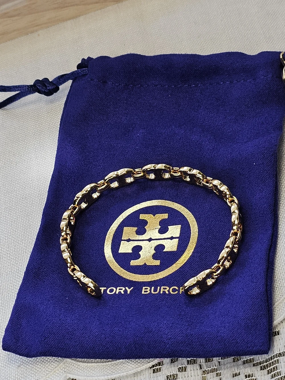 Tory Burch Gemini Link Bracelet New With Dustbag